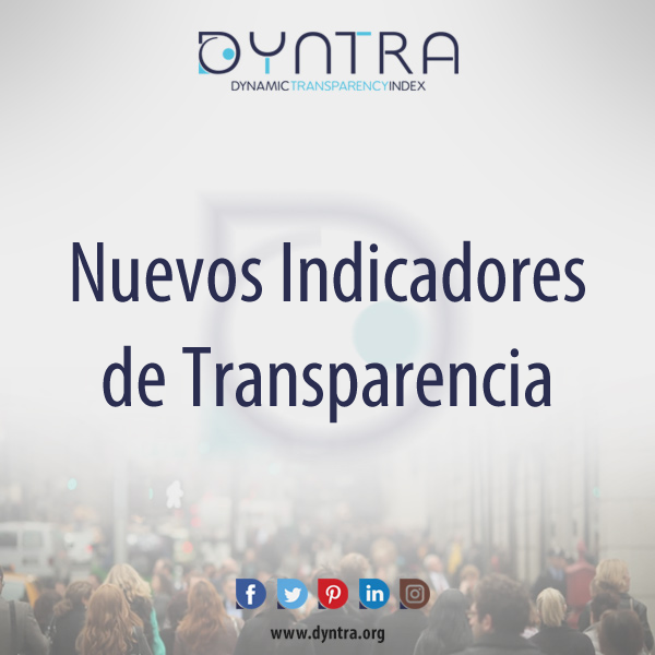 🆕 Nuevos indicadores de Transparencia en Dyntra‼️