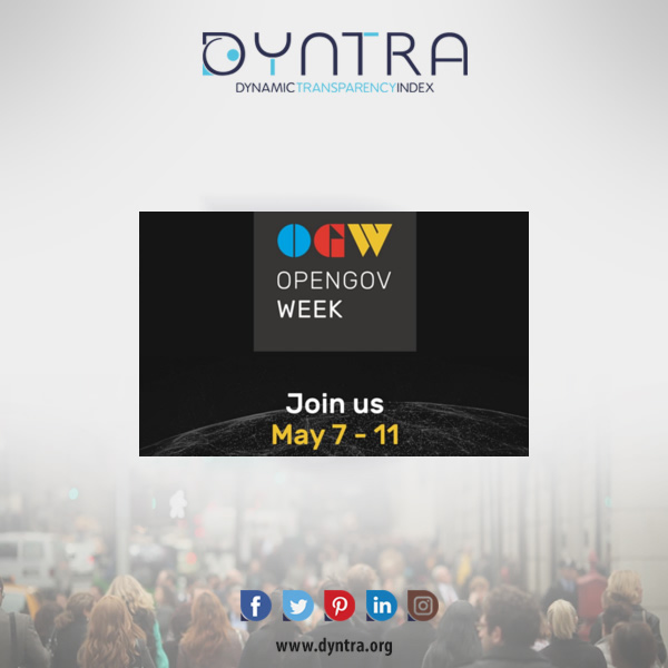 Dyntra participates in the OpenGov Week 2018