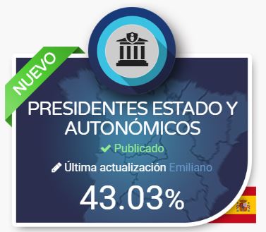 La Plataforma Dyntra evalúa la Transparencia de los Presidentes de Gobierno del Estado y Autonómicos